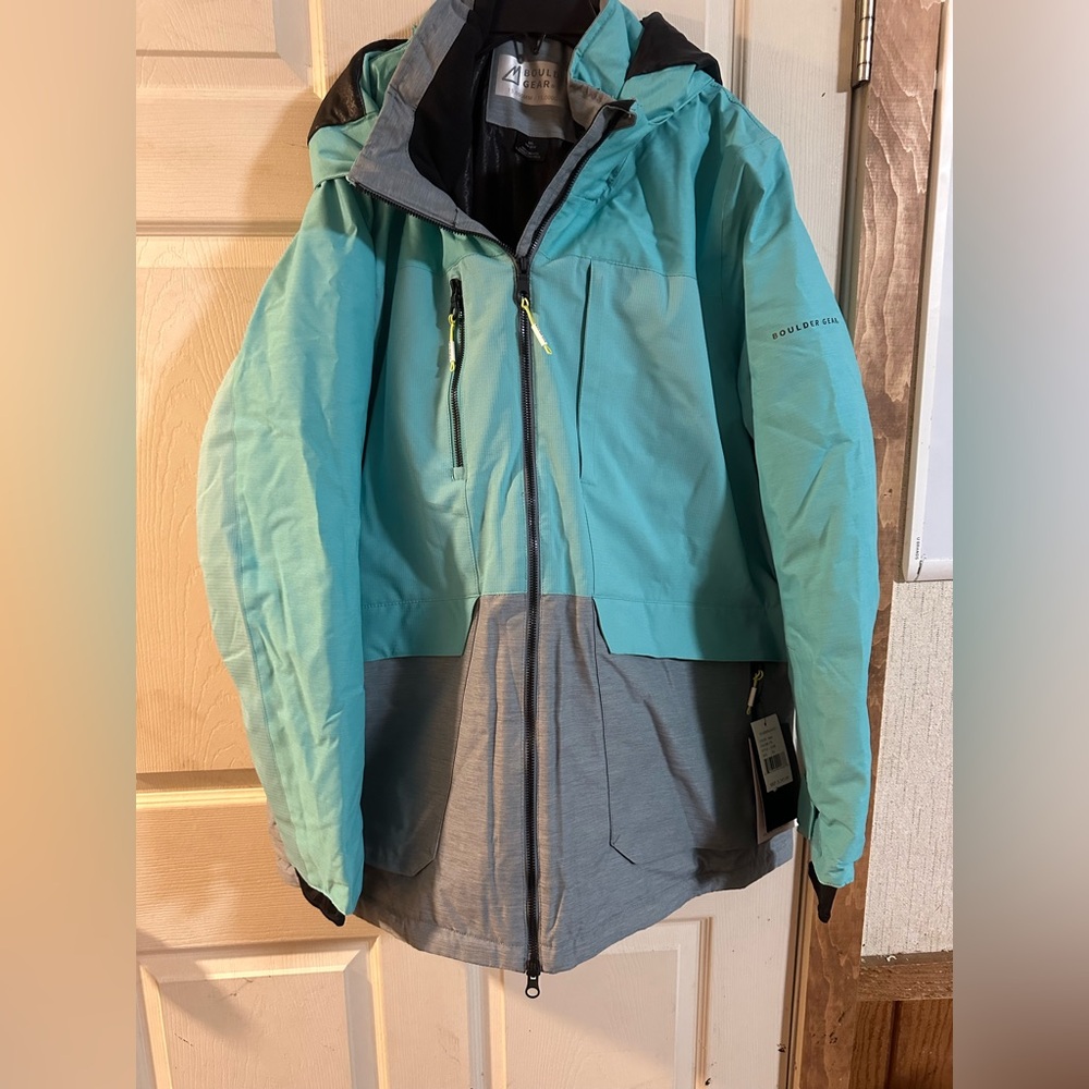 BOULDER GEAR WOMENS SEDONA JACKET: BLUE/GRAY: NEW WITH TAGS: SIZE 3X